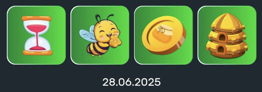 Bee Harvest Daily Combo 28 June 2025